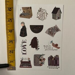 Taylor Swift Theme Sticker Set with Vintage look Designs